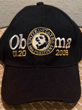 Vintage Barack Obama 44th President Inauguration Baseball Cap (01.20.2009)